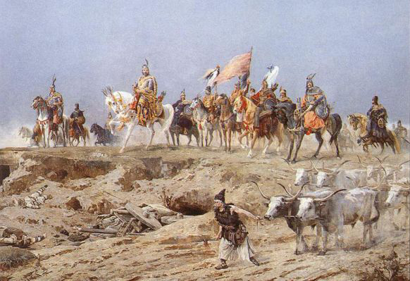 Переход князя Арпада через Карпаты
