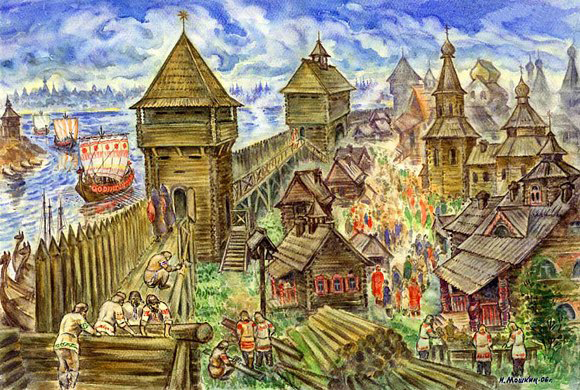 Старый русский город